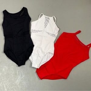 Ballet Leotards- pack of 3 (plus 1 -additional surprise dance item)